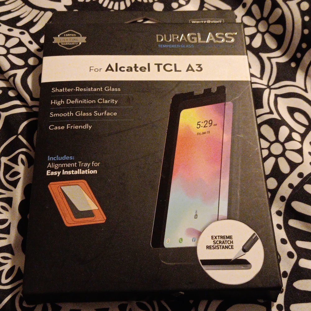 DuraGlass screen protector for Alcatel TCL A3
